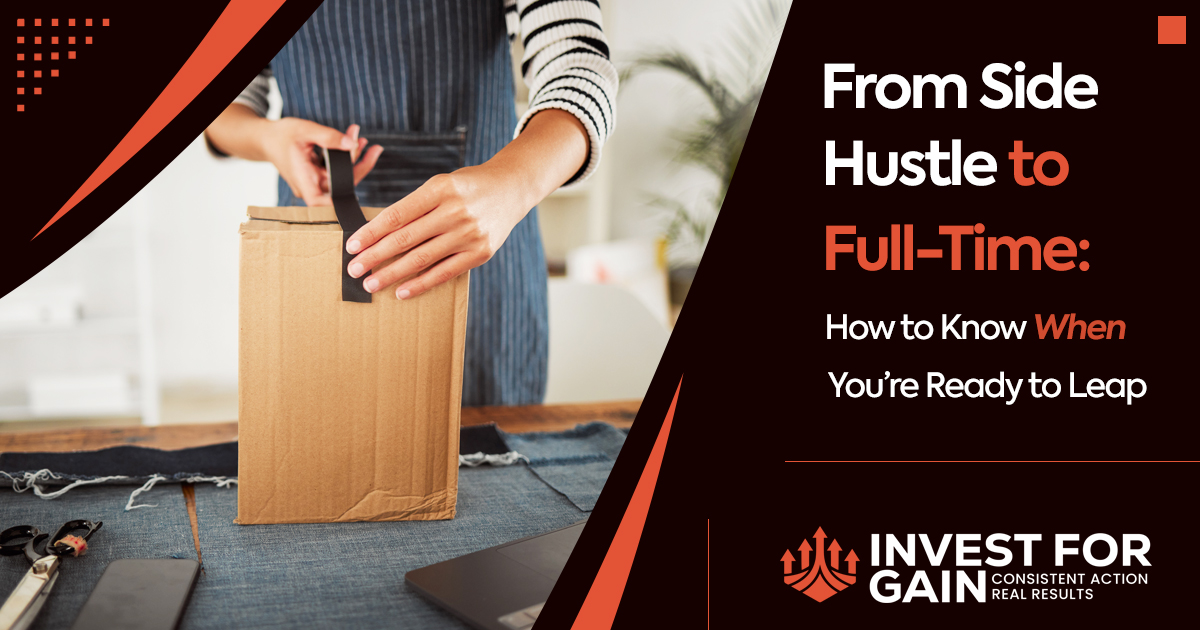 side hustle to full time